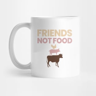 Friends Not Food Mug